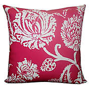 Everhome&trade; Floral Square Outdoor Throw Pillow in Pink