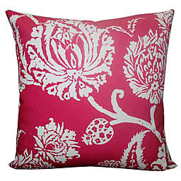Everhome™ Floral Square Outdoor Throw Pillow in Pink