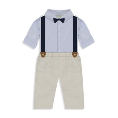 Clasix Beginnings&trade; by Miniclasix&reg; 3-Piece Pant with Suspenders Set