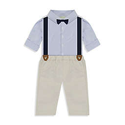 Clasix Beginnings™ by Miniclasix® Size 3M 3-Piece Pant with Suspenders Set