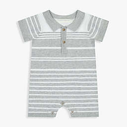 Clasix Beginnings™ by Miniclasix® Stripe Sweater Romper in Grey