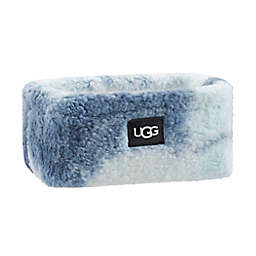 UGG® Teddie Tie Dye Faux Fur Small Storage Bin in Crystal