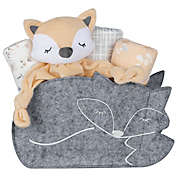 My Tiny Moments&reg; 5-Piece Fox Shaped Gift Set in Grey
