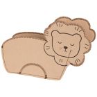 Alternate image 3 for My Tiny Moments&reg; 5-Piece Lion Shaped Gift Set in Brown