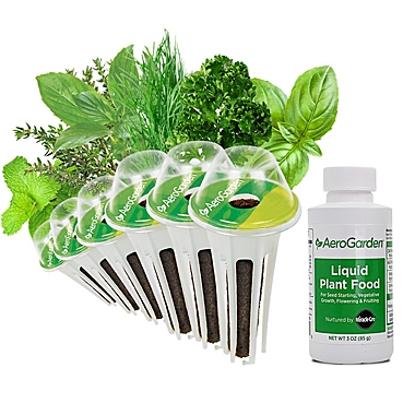 MiracleGr&reg;o AeroGarden&reg; Gourmet Herb Seeds 6-Pod Kit. View a larger version of this product image.