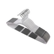 Squared Away&trade; No Slip Slim Hangers with Chrome Hooks (Set of 16)