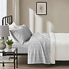 Alternate image 0 for Beautyrest&reg; Oversized Flannel Cotton California King Sheet Set in Grey Windowpane (Set of 4)