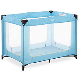 Dream On Me Zoom Portable Playard in Blue