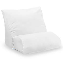 Contour 10-in-1 Flip Pillow Standard Cover in White