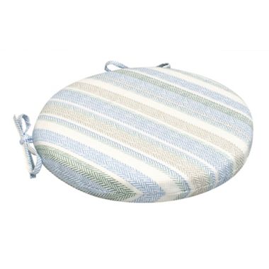 Bee &amp; Willow&trade; Solid Stripe Outdoor Bistro Pad Patio Cushion in Natural. View a larger version of this product image.