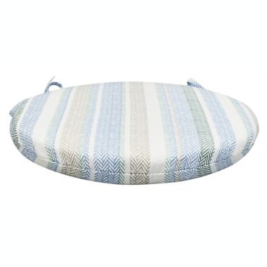 Bee &amp; Willow&trade; Solid Stripe Outdoor Bistro Pad Patio Cushion in Natural. View a larger version of this product image.