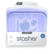 Stasher 2-Piece Sandwich Bags Set in Lavender/Clear