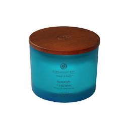 Chesapeake Bay Candle Mind & Body Nourish + Renew Coconut and Sandalwood 3-Wick 11 oz. Candle