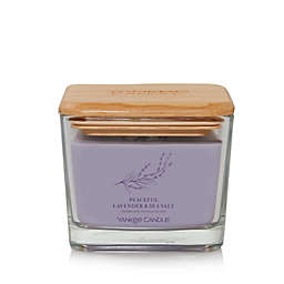 Yankee Candle® Peaceful Lavender & Sea Salt Medium Square Jar Candle