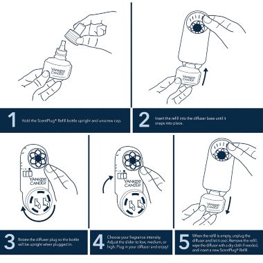 Yankee Candle&reg; ScentPlug&reg; Light-Up Fan with Pink Sands&trade; Refill. View a larger version of this product image.