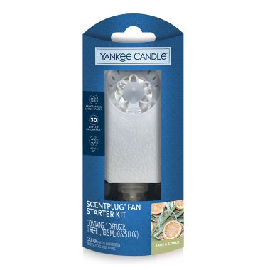 Yankee Candle&reg; ScentPlug&reg; Light-Up Fan with Sage &amp; Citrus Refill. View a larger version of this product image.