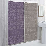 Stamped Pattern Personalized Bath Towel
