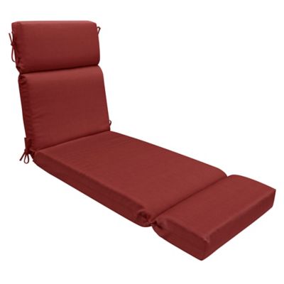 Studio 3B&trade; Solid Outdoor Chaise Lounge Cushion