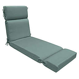 Bee & Willow™ Solid Outdoor Chaise Lounge Cushion in Jadeite