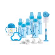 Dr. Brown&#39;s&reg; 15-Piece Natural Flow Narrow Baby Bottle Gift Set in Blue