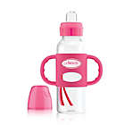Alternate image 1 for Dr. Brown&#39;s&reg; 8 fl. oz. Narrow Sippy Bottle with Silicone Handles in Pink