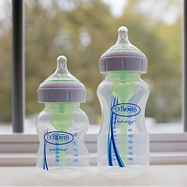 Dr. Brown&#39;s&reg; Options+&trade; 5 oz. Wide-Neck Baby Bottle. View a larger version of this product image.