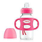 Alternate image 1 for Dr. Brown&#39;s&reg; 9 fl. oz. Wide-Neck Sippy Spout Bottle with Handles in Pink