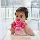 Alternate image 2 for Dr. Brown&#39;s&reg; 9 fl. oz. Wide-Neck Sippy Spout Bottle with Handles in Pink