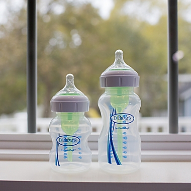 Dr. Brown&#39;s&reg; Options+&trade; 9 oz. Wide-Neck Baby Bottle. View a larger version of this product image.