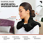 Alternate image 2 for Sharper Image&reg; Hot and Cold Herbal Aromatherapy Neck and Shoulder Wrap in Black