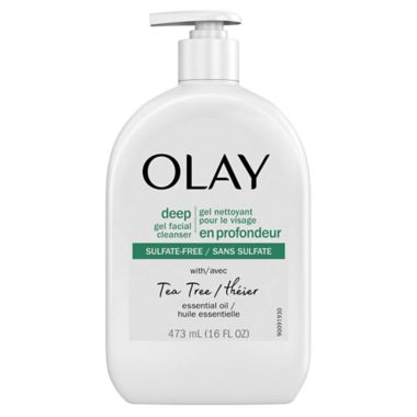 Olay&reg; 16 oz. Deep Gel Face Wash with Tea Tree Essential Oil. View a larger version of this product image.