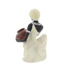 Alternate image 7 for Ridge Road Decor Polystone Woman Sculpture in Ebony/Ivory