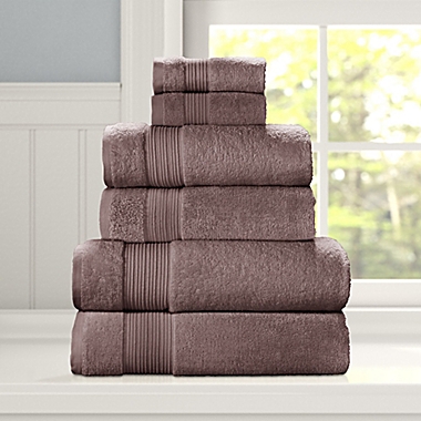 J. Queen New York Serra 2-Piece Bath Towel Set in Aubergine. View a larger version of this product image.