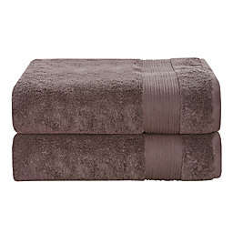 J. Queen New York Serra 2-Piece Bath Towel Set in Aubergine