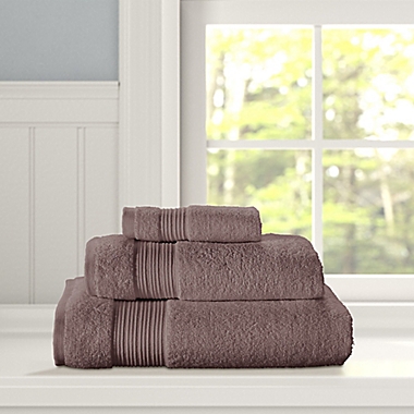 J. Queen New York Serra 2-Piece Bath Towel Set in Aubergine. View a larger version of this product image.