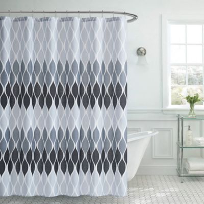 Black Shower Curtain Set Bed Bath, All Black Shower Curtain Set