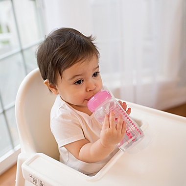 Dr. Brown&#39;s&trade; 9 fl. oz. Options+ Wide Neck Bottle with Sippy Spout in Pink. View a larger version of this product image.