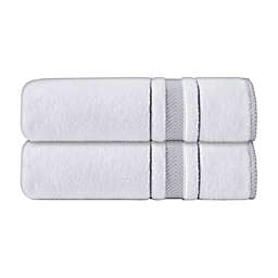 Enchante Home® Enchasoft 2-Piece Bath Towel Set in White