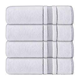 Enchante Home® Enchasoft 4-Piece Bath Towel Set in White