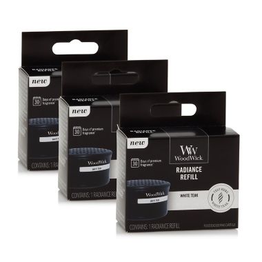 WoodWick&reg; White Teak Radiance Refill (Set of 3). View a larger version of this product image.