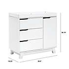 Alternate image 4 for Babyletto Hudson 3-Drawer Changer Dresser in White