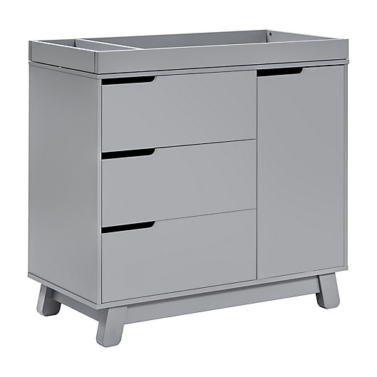Alternate image 1 for Babyletto Hudson 3-Drawer Changer Dresser in Grey