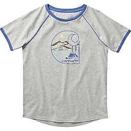 Carhartt® Short Sleeve Camp Logo Crewneck T-Shirt in Grey