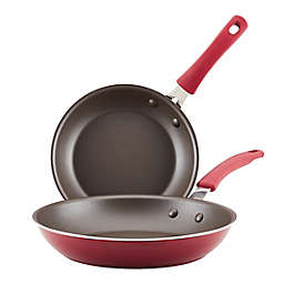 Rachael Ray® Cook + Create Nonstick Aluminum 2-Piece Fry Pan Set in Red