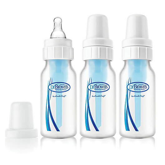 Alternate image 1 for Dr. Brown's® 4-Ounce Baby Bottles (3-Pack)