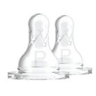 Alternate image 0 for Dr. Brown&#39;s Natural Flow&reg; Silicone Preemie Baby Bottle Nipples (2-Pack)