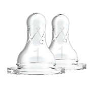 Dr. Brown&#39;s Natural Flow&reg; Silicone Baby Bottle Nipples (2-Pack)