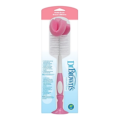 Dr. Brown&#39;s Natural Flow&reg; Bottle Brush in Pink. View a larger version of this product image.