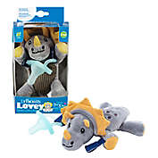 Dr. Brown&#39;s&reg; Triceratops Lovey Pacifier and Teether Holder in Grey
