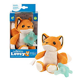 Dr Brown's® Franny the Fox Lovey Pacifier and Teether Holder in Orange